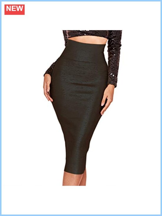 Dresses & Skirts - Bandage Pencil Skirt Midi Party Cocktail Clubwear Formal